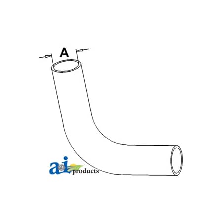A & I Products Radiator Hose, Lower 9" x1.5" x1.5" A-3044009R1